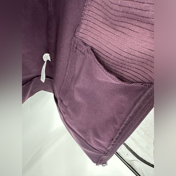Athleta Women’s Dark Purple Track‎ Jacket with Thumbholes Size XS - Picture 7 of 9